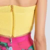 Top a reggiseno in maglia tubolare Top a reggiseno in maglia tubolare