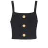 Top bralette in maglia con bottoni Top bralette in maglia con bottoni