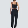 Top bralette in maglia con bottoni Top bralette in maglia con bottoni