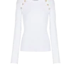 Top in maglia con bottoni Top in maglia con bottoni