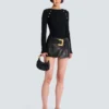 Top in maglia con bottoni Top in maglia con bottoni