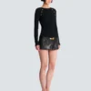 Top in maglia con bottoni Top in maglia con bottoni