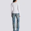 Top in maglia con bottoni Top in maglia con bottoni