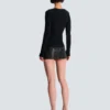 Top in maglia con bottoni Top in maglia con bottoni