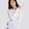 Top in maglia con bottoni Top in maglia con bottoni