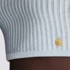 Top in maglia testurizzata