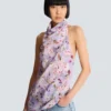 Top senza maniche con stampa Poppy Flower