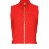 Top senza maniche in maglia coccodrillo Top senza maniche in maglia coccodrillo