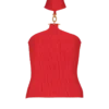 Top senza maniche in maglia con dettagli decorativi Top senza maniche in maglia con dettagli decorativi