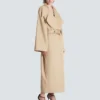 Trench lungo in gabardine di cotone Trench lungo in gabardine di cotone