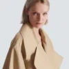 Trench lungo in gabardine di cotone Trench lungo in gabardine di cotone
