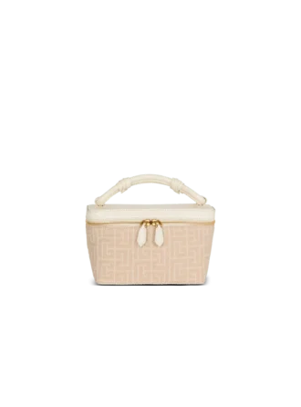 Trousse B-Army in tela monogrammata e pelle