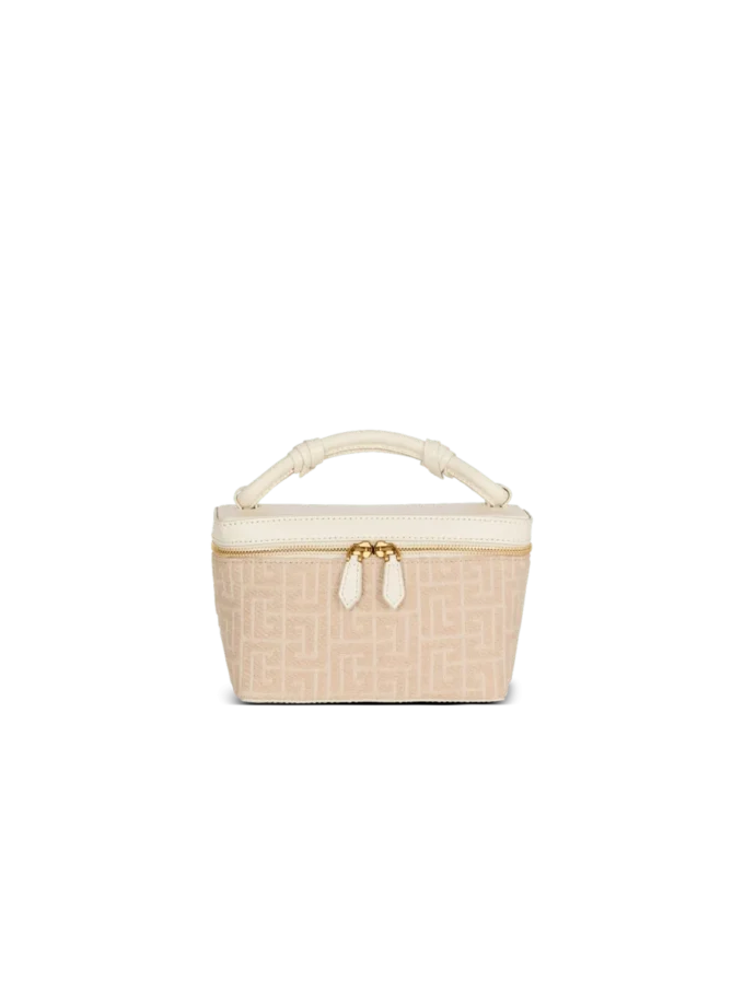 Trousse B-Army in tela monogrammata e pelle Trousse B-Army in tela monogrammata e pelle