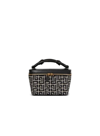 Trousse B-Army in tela monogrammata e pelle
