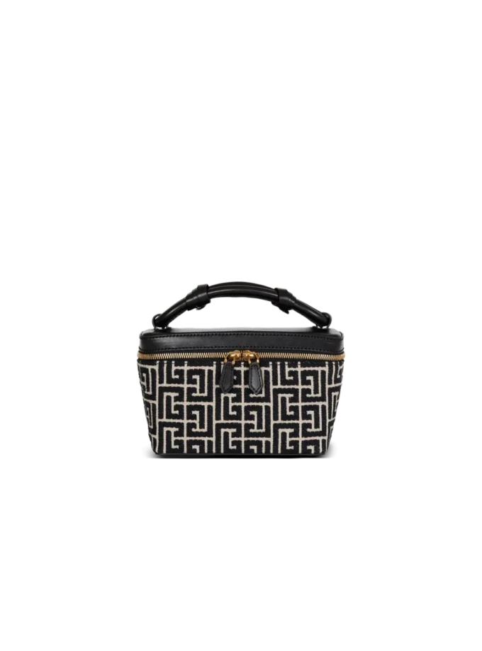 Trousse B-Army in tela monogrammata e pelle Trousse B-Army in tela monogrammata e pelle