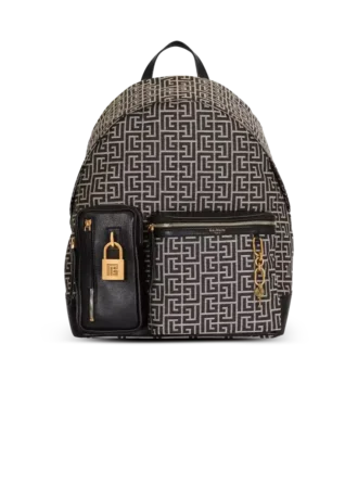 Zaino jacquard con monogramma Pulse