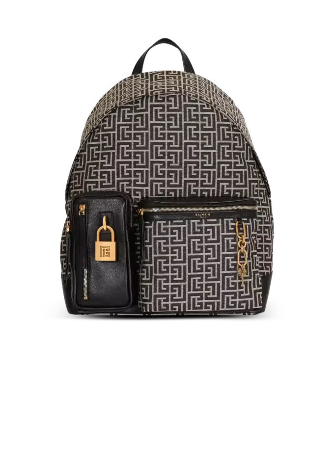 Zaino jacquard con monogramma Pulse