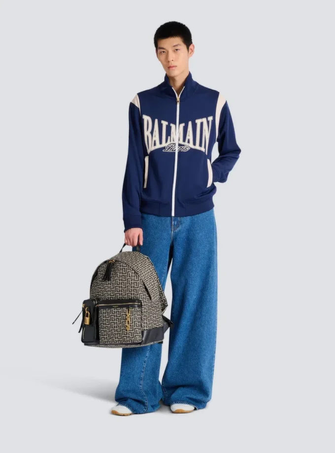 Zaino jacquard con monogramma Pulse