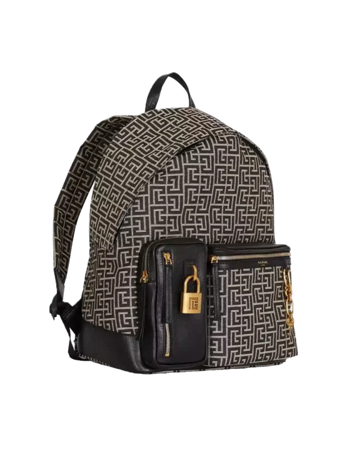 Zaino jacquard con monogramma Pulse